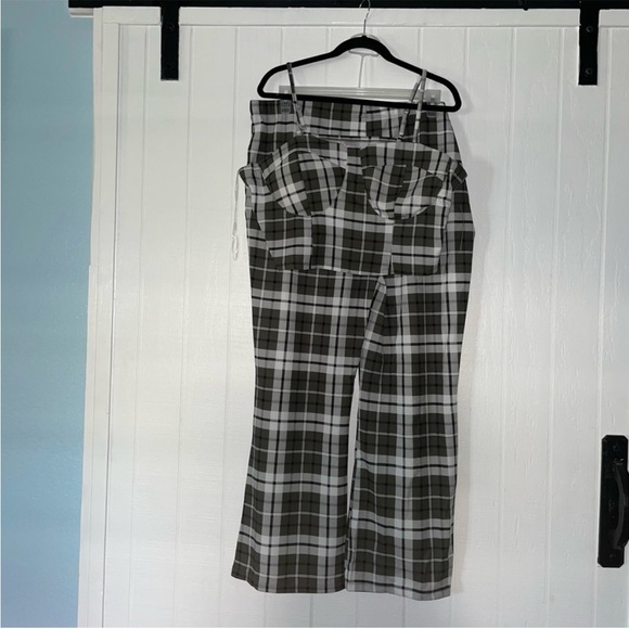 Nwt Nobo plaid tank top and pants 2 piece outfit set size   XXL  green 99** - Picture 7 of 8